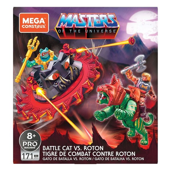 Masters of the Universe Mega Construx Probuilder Bauset Battle Cat vs. Roton