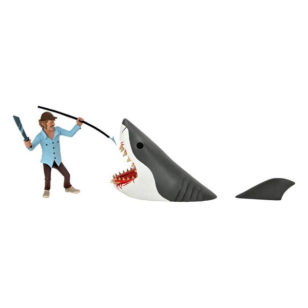 Der weiße Hai Actionfiguren Doppelpack Toony Terrors Jaws & Quint 15 cm