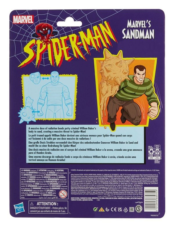 Spider-Man Marvel Legends Series Actionfigur 2021 Marvel's Sandman 15 cm