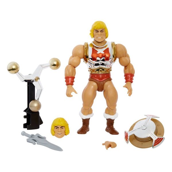 Masters of the Universe Origins Deluxe Actionfigur 2022 Flying Fists He-Man 14 cm [EU-Karte]