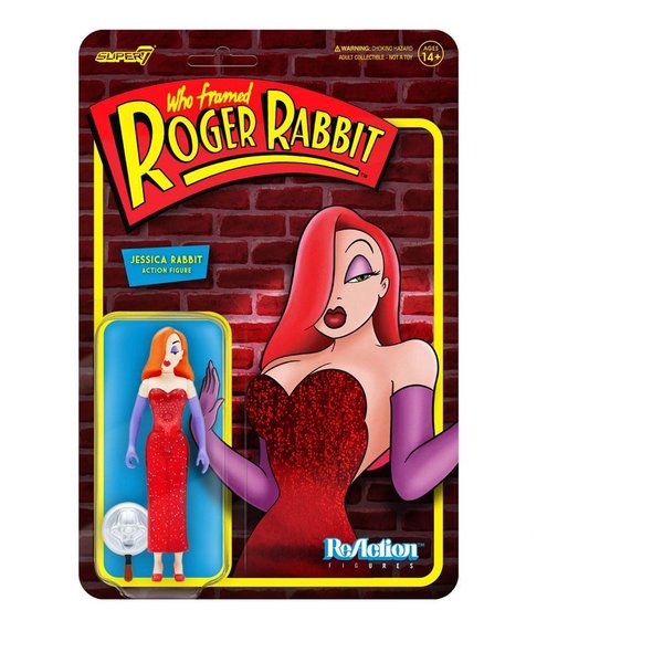 Falsches Spiel mit Roger Rabbit ReAction Actionfigur Jessica Rabbit 10 cm