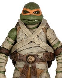 Universal Monsters x Teenage Mutant Ninja Turtles Actionfigur Ultimate Michelangelo as The Mummy 18