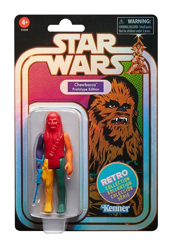 Star Wars Retro Collection Actionfigur 2022 Chewbacca Prototype Edition 10 cm