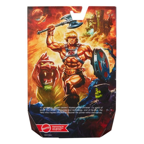 Masters of the Universe Masterverse Actionfigur 2022 40th Anniversary He-Man 18 cm