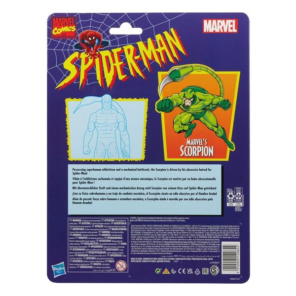 Spider-Man Marvel Legends Series Retro Actionfigur Marvel's Scorpion 15 cm