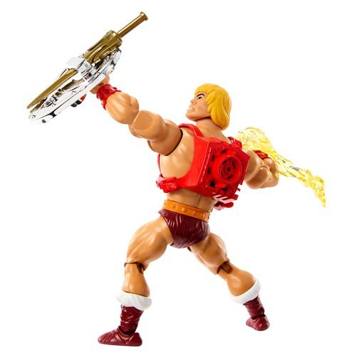 US Import Masters of the Universe Origins Deluxe Actionfigur  Thunder Punch He-Man 14 cm [US Karte]