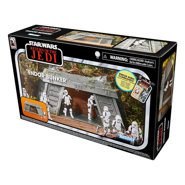 Star Wars Episode VI Vintage Collection Playset Endor Bunker mit Endor Rebel Commando (Scout Trooper