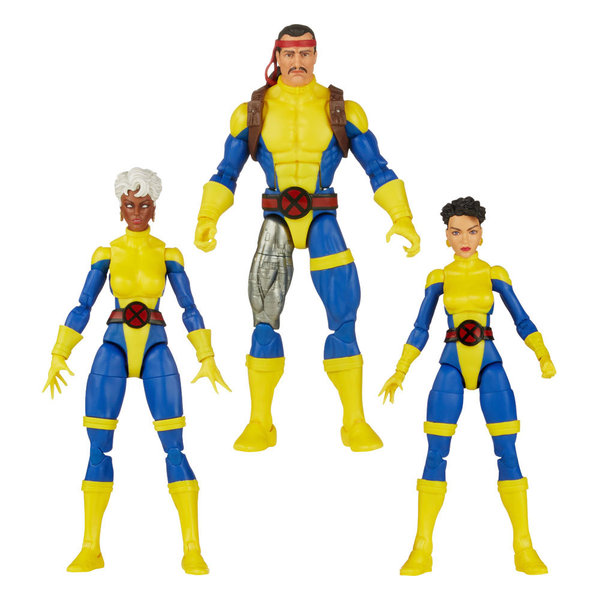 X-Men 60th Anniversary Marvel Legends Actionfiguren 3er-Pack Storm, Marvel's Forge, Jubilee 15 cm