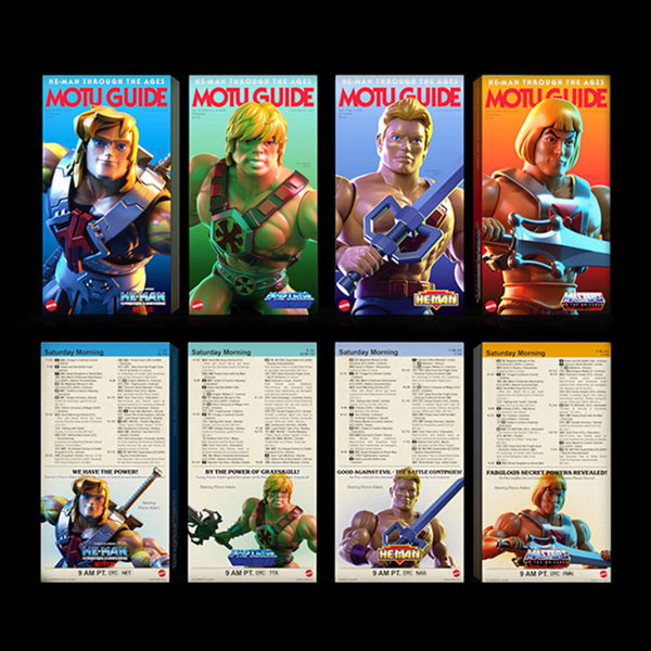 Mattel Masters Of The Universe Origins 40th Anniversary He-Man 4-Pack
